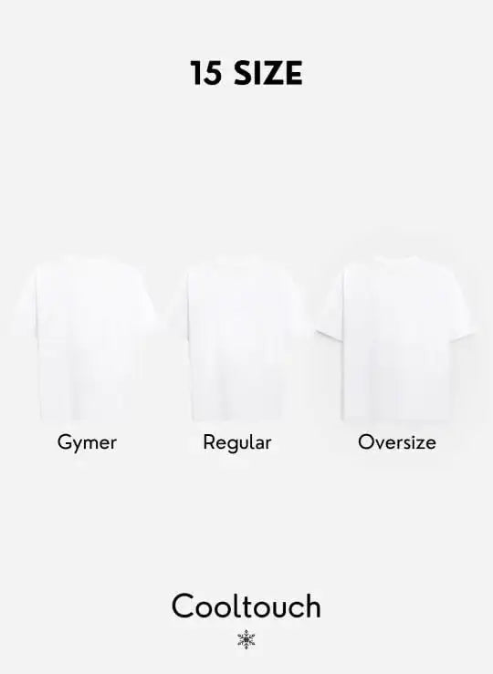 Áo thun nam Cooltouch 3 dáng: Gymer, Regular, Oversize - chất liệu mềm, bền, không lỗi mốt
