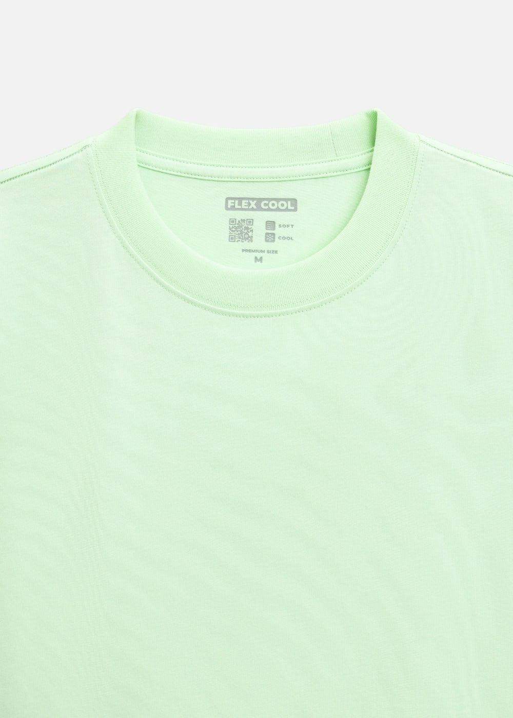 Áo Thun Flexcool Mát Lạnh The Minimalist 005 Xanh Lá Pastel - YaMe.vn