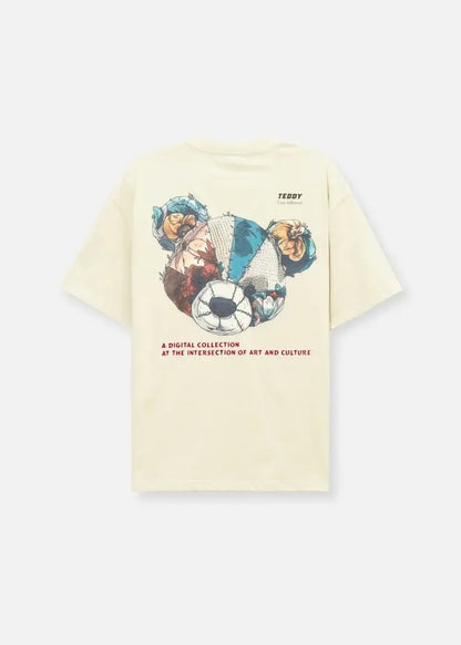 Áo Thun Cartoon Cotton Mềm Mịn No Style M107 Be - YaMe.vn