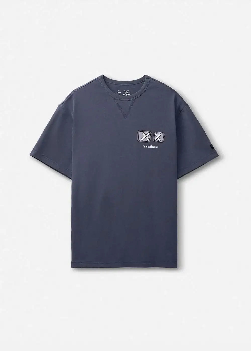 Áo Thun Cartoon Cotton Mềm Mại No Style M109 Xám Đậm - YaMe.vn