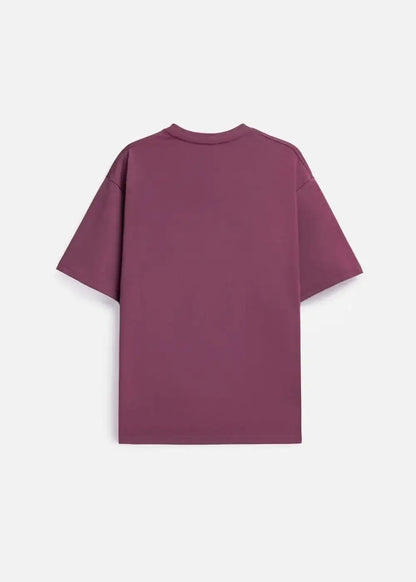 Áo Thun Aura Cotton Mềm Mại No Style M13 Đỏ Đậm - YaMe.vn
