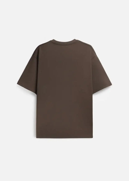 Áo Thun Aura Cotton Mềm Mại No Style M13 Nâu Nâu Đậm - YaMe.vn