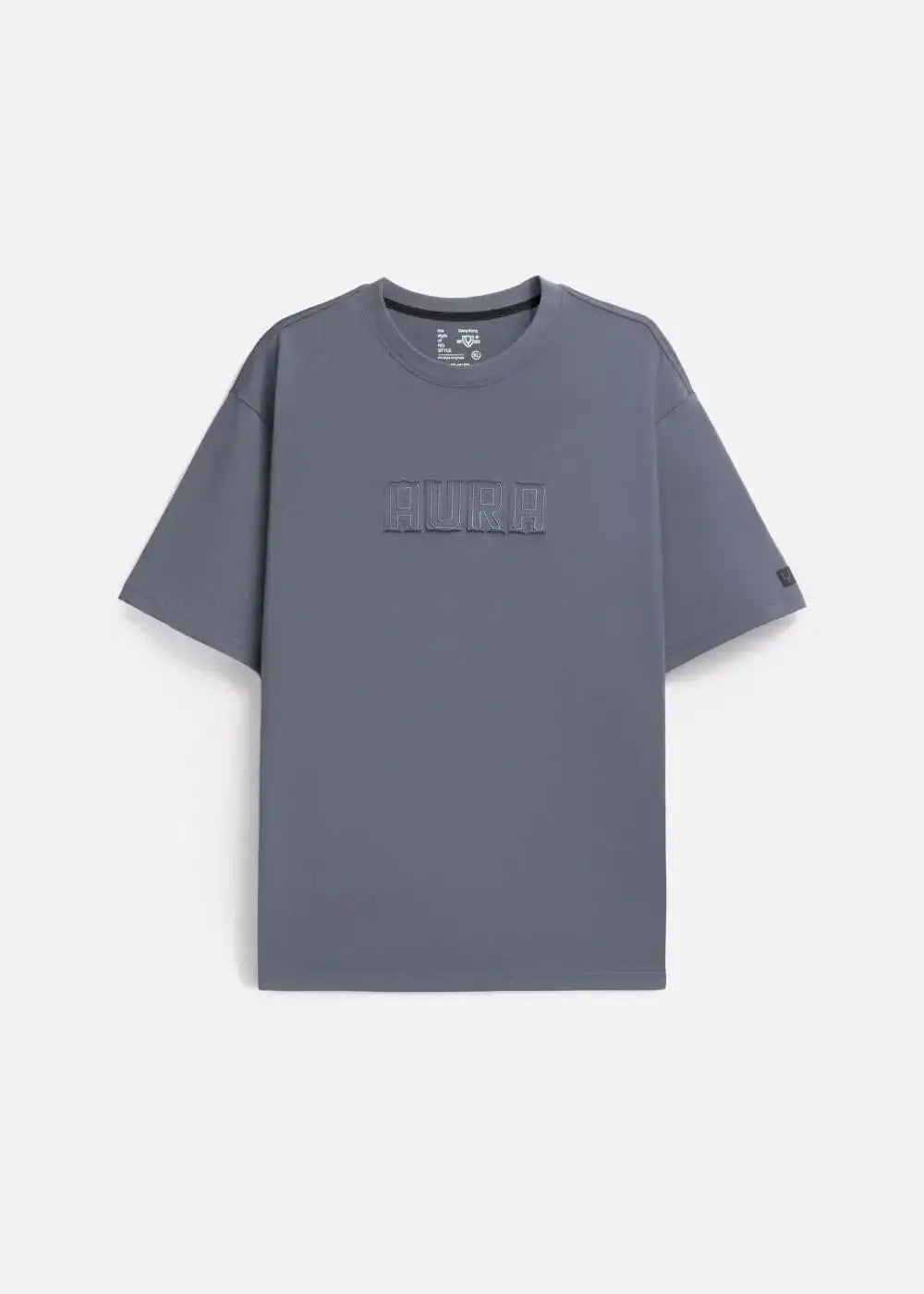 Áo Thun Aura Cotton Mềm Mại No Style M13 Xám Đậm - YaMe.vn