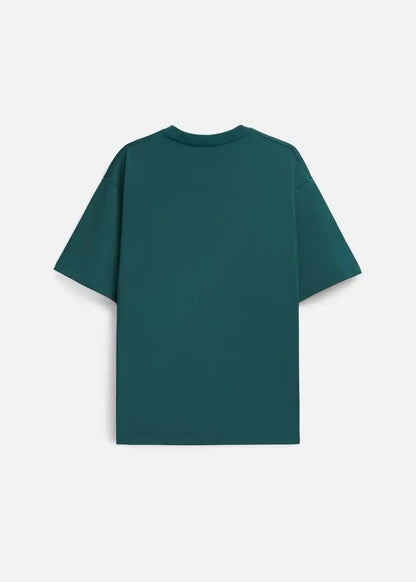 Áo Thun Aura Cotton Mềm Mại No Style M13 Xanh Lá Đậm - YaMe.vn