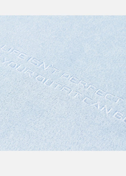 Áo Thun Suede Mềm Mịn The Weekend 014 Xanh Dương Nhạt - YaMe.vn