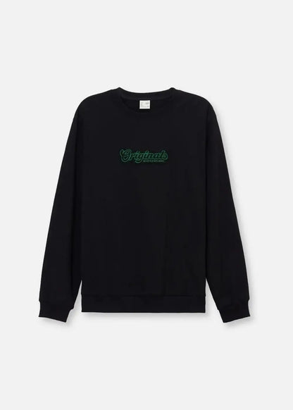 Áo Thun Sweater Cotton Co Giãn No Style M19 Đen - YaMe.vn
