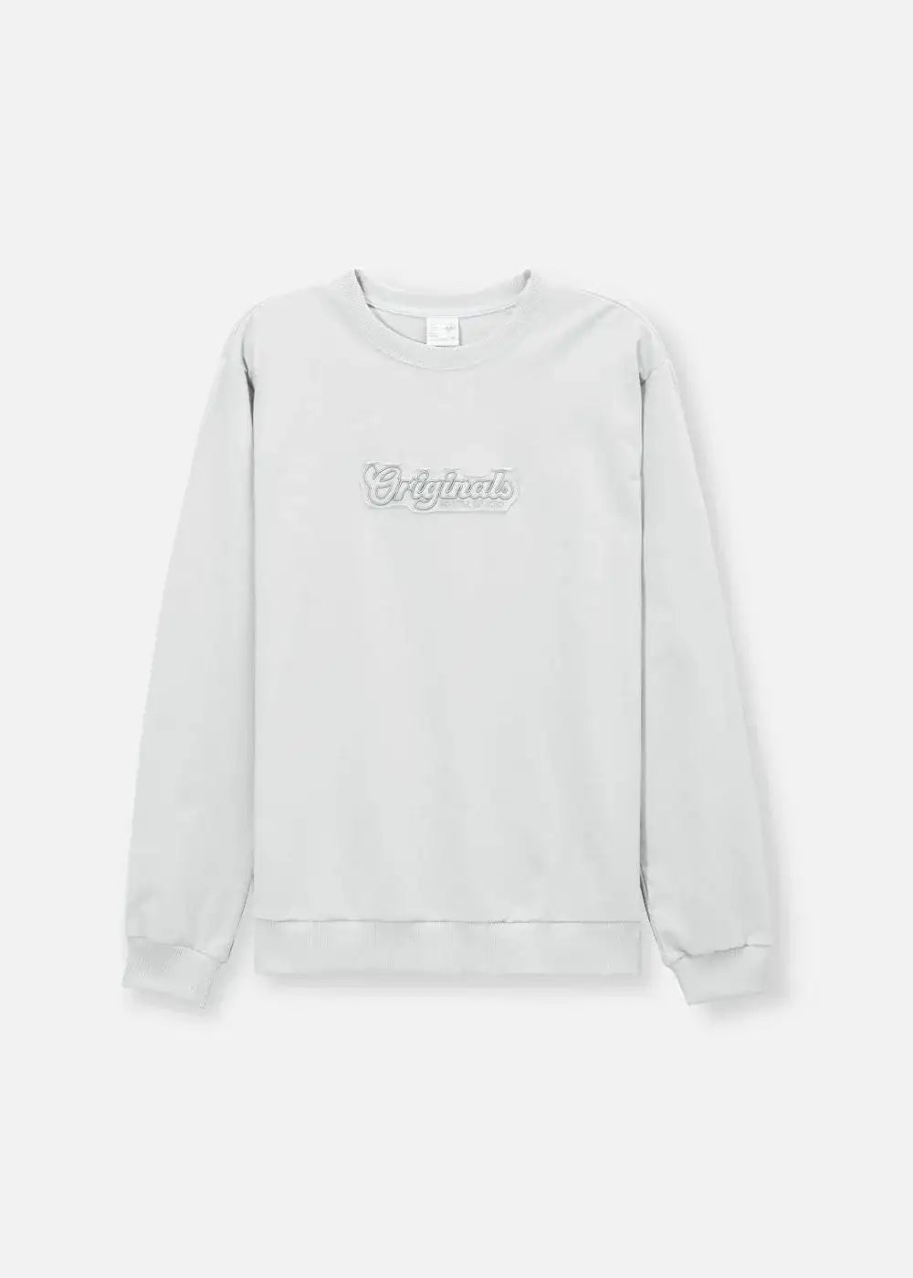 Áo Thun Sweater Cotton Co Giãn No Style M19 Xám Nhạt - YaMe.vn
