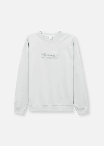 Áo Thun Sweater Cotton Co Giãn No Style M19 Xám Nhạt - YaMe.vn