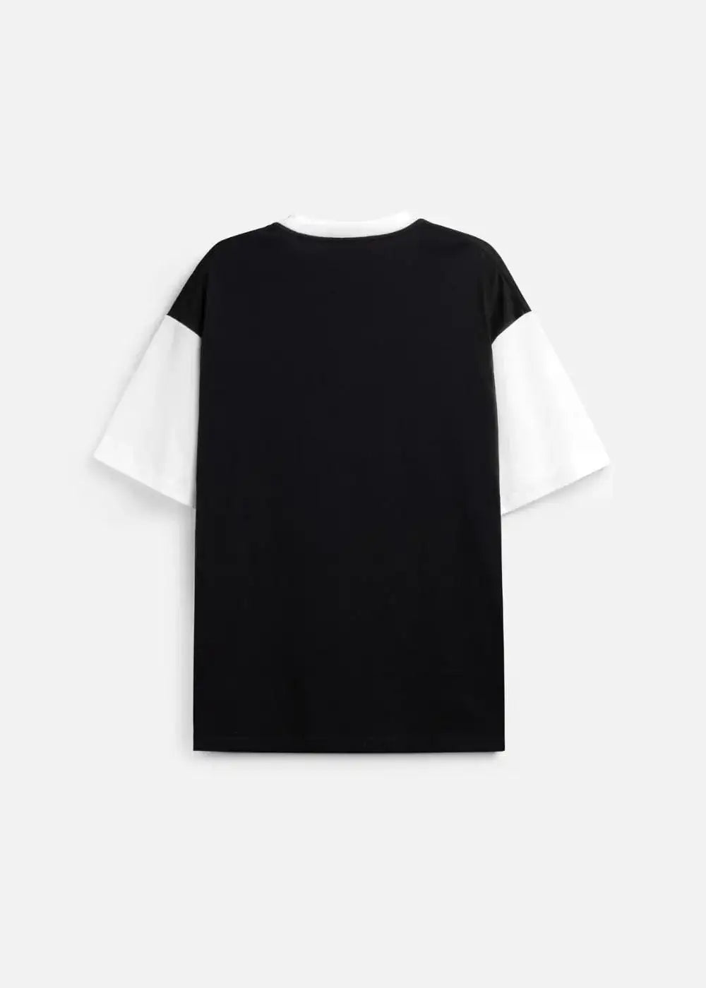Áo Thun Cotton Phối Màu Mềm Mịn Thoáng Mát No Style M2 Trắng Đen - YaMe.vn