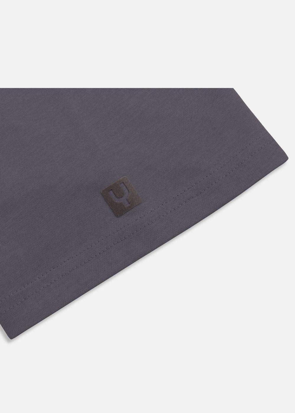 Áo Thun Cotton Phối Màu Mềm Mịn Thoáng Mát No Style M2 Xám Đen - YaMe.vn