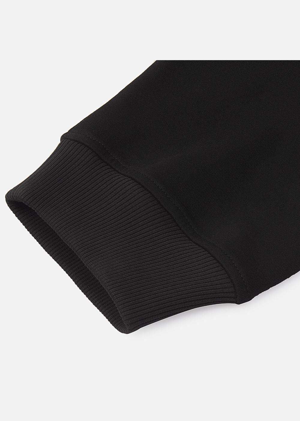 Áo Thun Sweater Cotton Giữ Ấm No Style M20 Đen - YaMe.vn