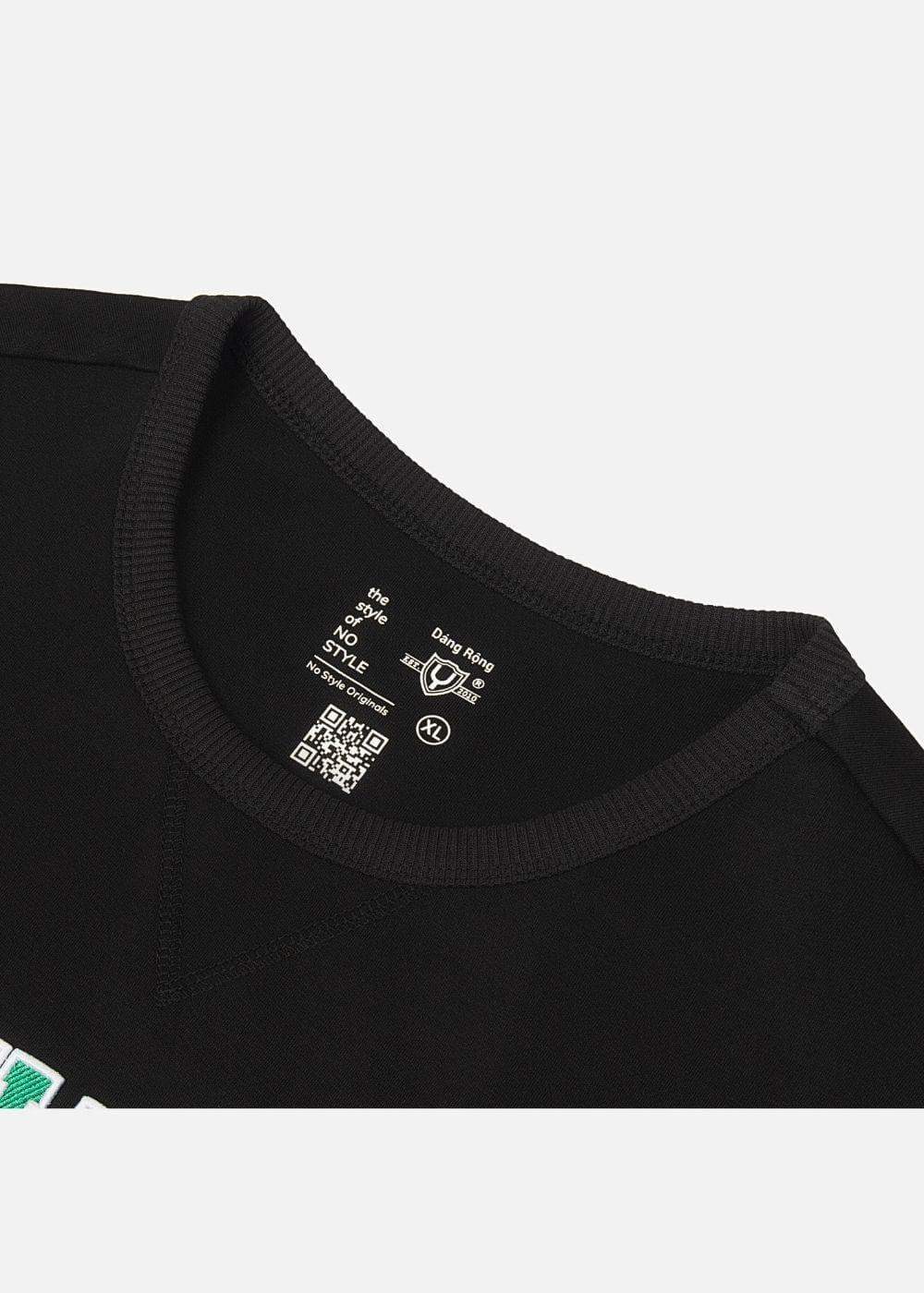 Áo Thun Sweater Cotton Giữ Ấm No Style M20 Đen - YaMe.vn