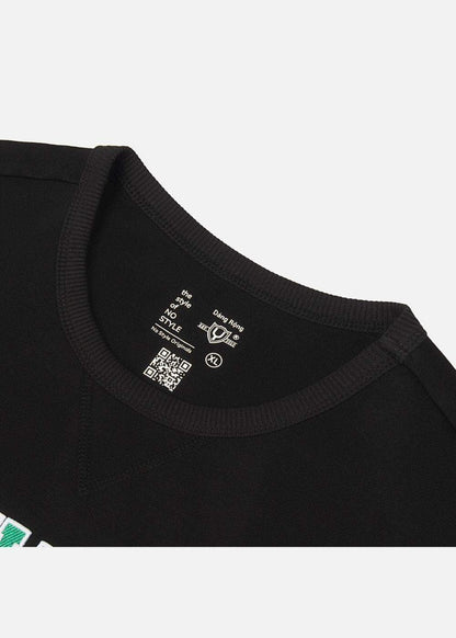 Áo Thun Sweater Cotton Giữ Ấm No Style M20 Đen - YaMe.vn