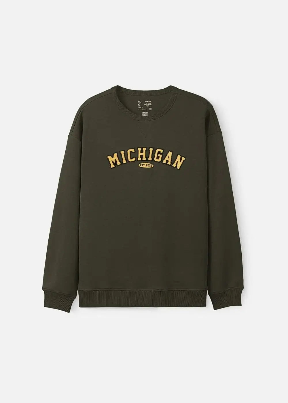 Áo Thun Sweater Cotton Giữ Ấm No Style M20 Xanh Lá Đậm - YaMe.vn