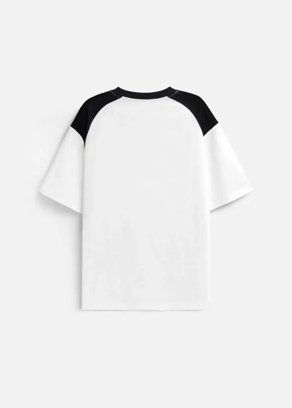 Áo Thun Cotton Mềm Mịn Phối Màu No Style M3 Trắng Đen - YaMe.vn