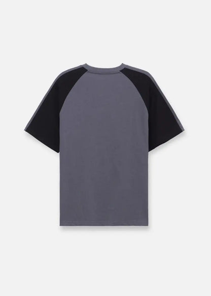 Áo Thun Tay Ngắn Boxy Mềm Mịn No Style M4 Xám Đen - YaMe.vn