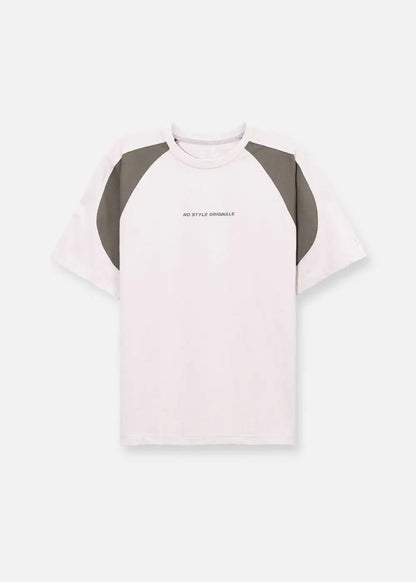 Áo Thun Raglan Cotton Phối Màu No Style M5 Be Nâu - YaMe.vn