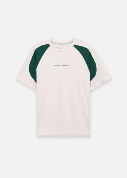 Áo Thun Raglan Cotton Phối Màu No Style M5 Be Xanh Lá - YaMe.vn