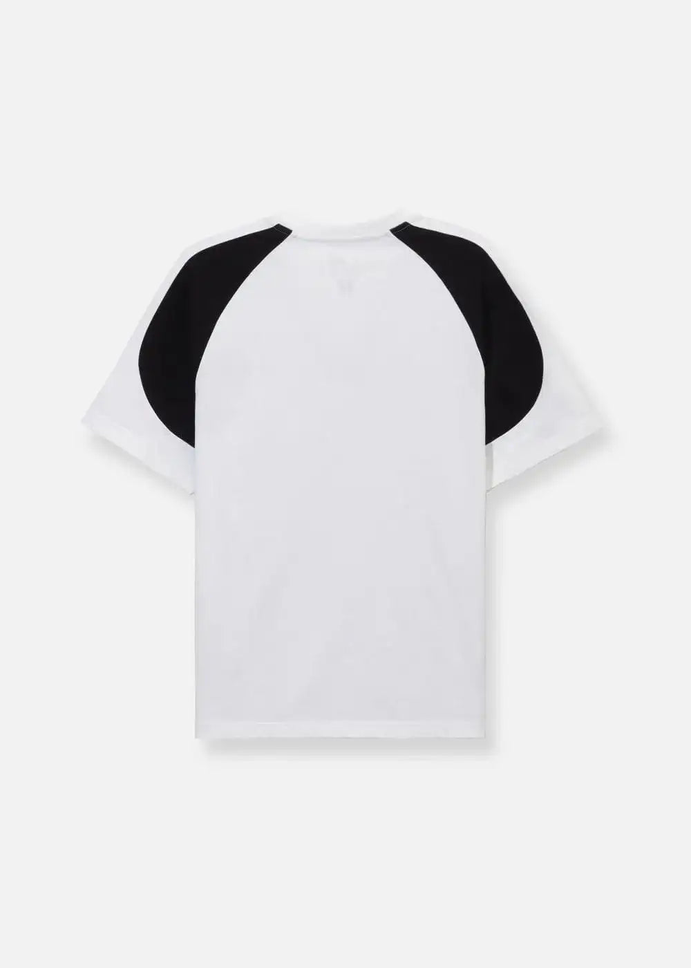 Áo Thun Raglan Cotton Phối Màu No Style M5 Trắng Đen - YaMe.vn