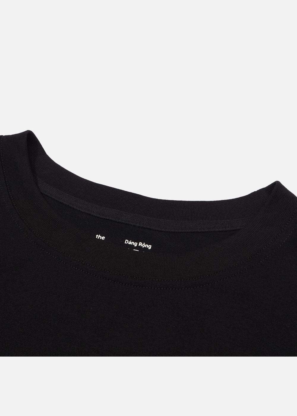 Áo Thun Graphic Cotton Mềm Mại No Style M7 Đen - YaMe.vn