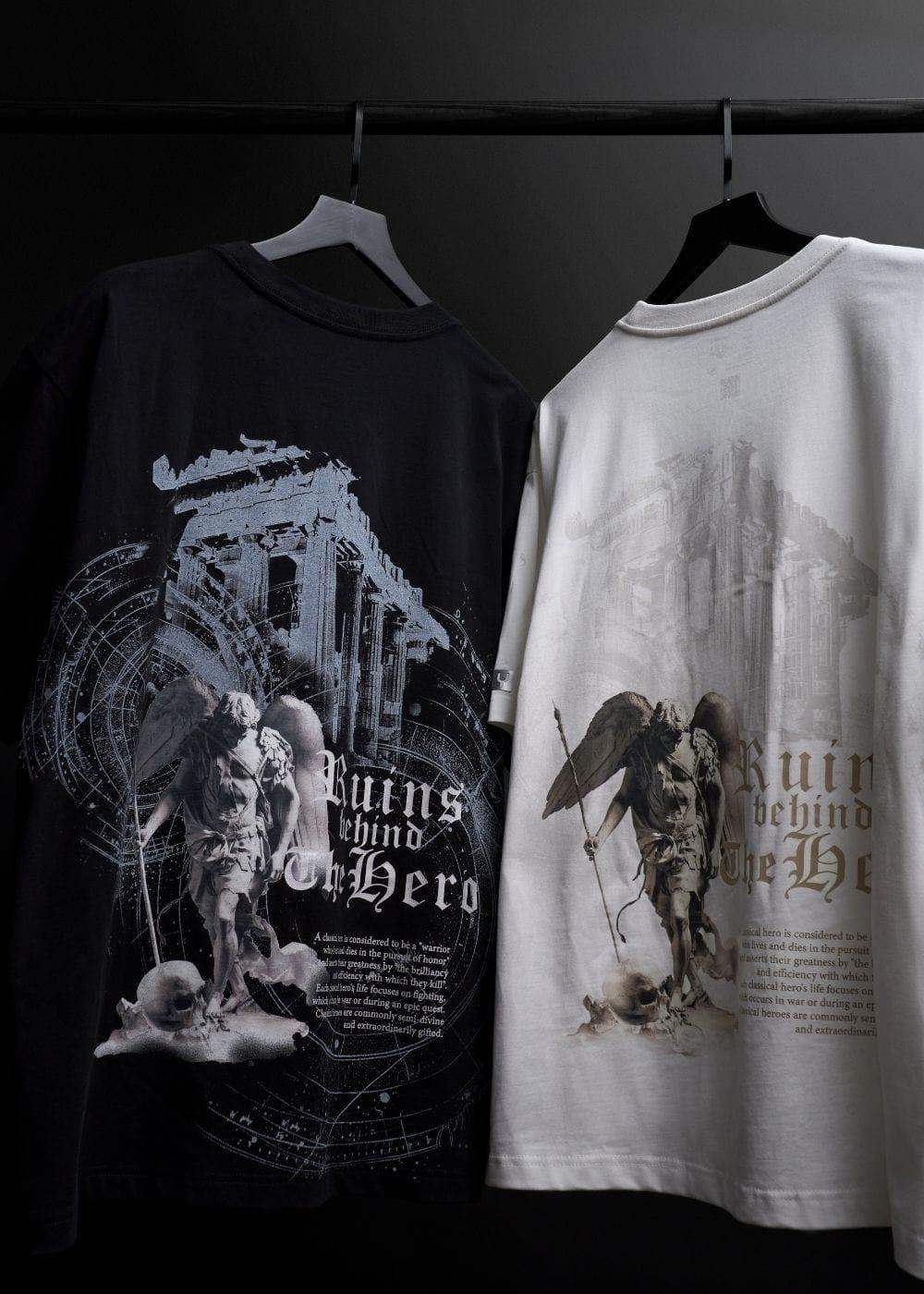 Áo Thun Graphic Cotton Mềm Mại No Style M7 Đen - YaMe.vn