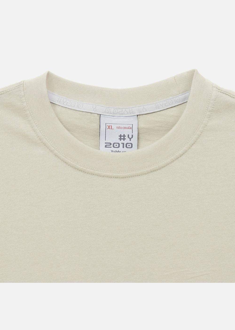 Áo Thun Cotton Wash Siêu Mềm Non Branded 39 Nâu Nhạt - YaMe.vn