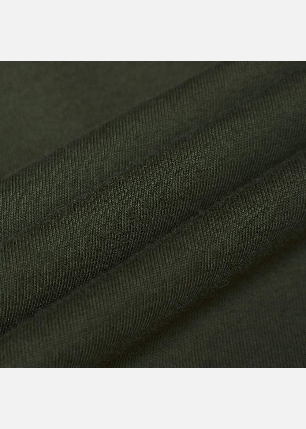 Áo Thun Cotton Wash Siêu Mềm Non Branded 39 Xanh Lá Đậm - YaMe.vn