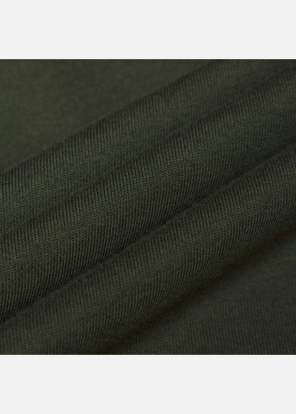 Áo Thun Cotton Wash Siêu Mềm Non Branded 39 Xanh Lá Đậm - YaMe.vn