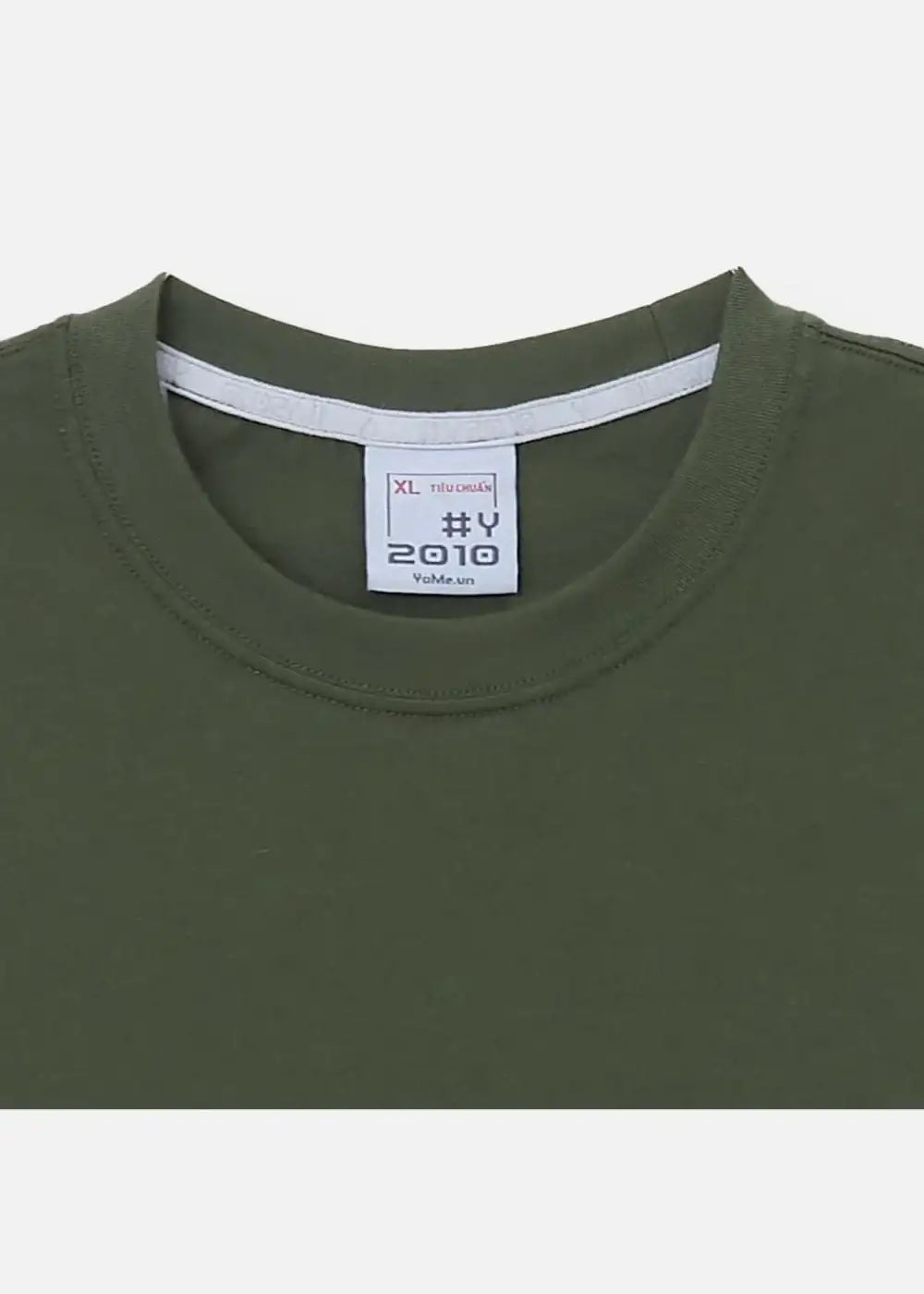 Áo Thun Cotton Wash Siêu Mềm Non Branded 39 Xanh Lá Đậm - YaMe.vn
