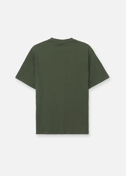 Áo Thun Cotton Wash Siêu Mềm Non Branded 39 Xanh Lá Đậm - YaMe.vn