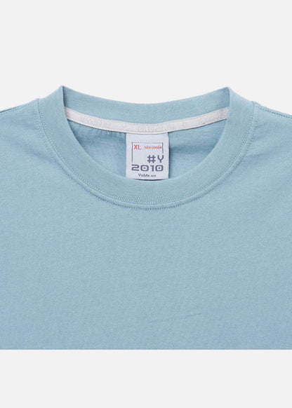 Áo Thun Cotton Wash Siêu Mềm Non Branded 39 Xanh Dương - YaMe.vn