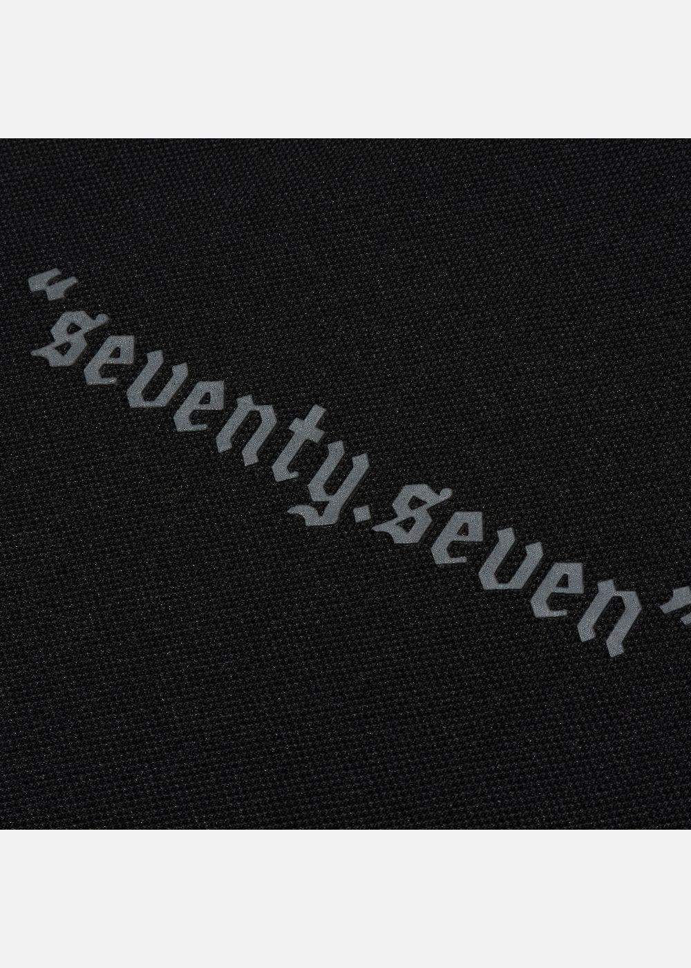 Áo Thun Raglan Phối Màu Seventy Seven 03 Đen Đen Xám - YaMe.vn