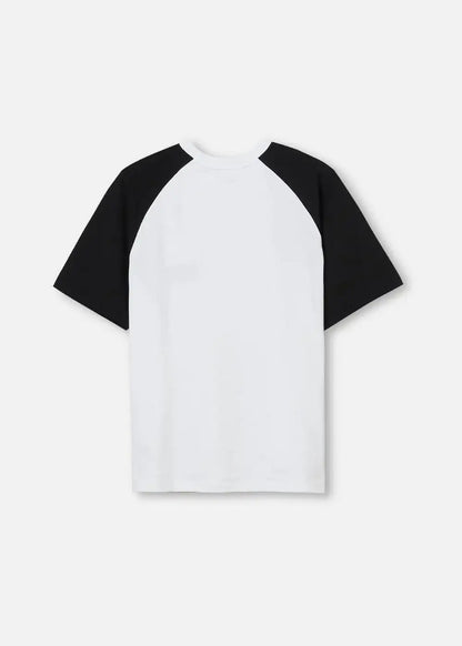 Áo Thun Raglan Phối Màu Seventy Seven 03 Trắng Đen - YaMe.vn
