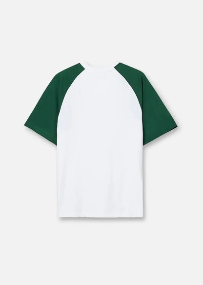 Áo Thun Raglan Phối Màu Seventy Seven 03 Trắng Xanh Lá - YaMe.vn