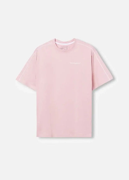 Áo Thun Cotton Line Art Co Giãn Seventy Seven 04 Hồng - YaMe.vn