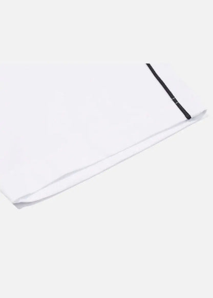 Áo Thun Cotton Line Art Co Giãn Seventy Seven 04 Trắng - YaMe.vn