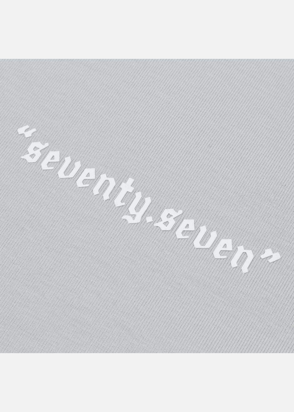 Áo Thun Cotton Line Art Co Giãn Seventy Seven 04 Xám Nhạt - YaMe.vn