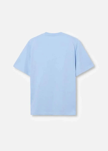 Áo Thun Cotton Line Art Co Giãn Seventy Seven 04 Xanh Dương Nhạt - YaMe.vn