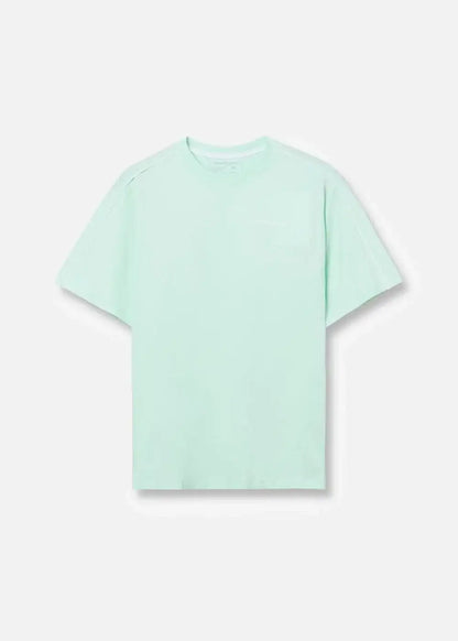 Áo Thun Cotton Line Art Co Giãn Seventy Seven 04 Xanh Ngọc Pastel - YaMe.vn
