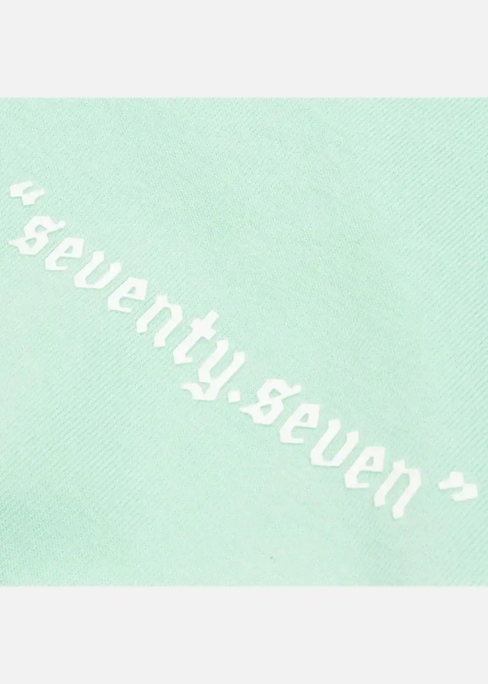 Áo Thun Cotton Line Art Co Giãn Seventy Seven 04 Xanh Ngọc Pastel - YaMe.vn