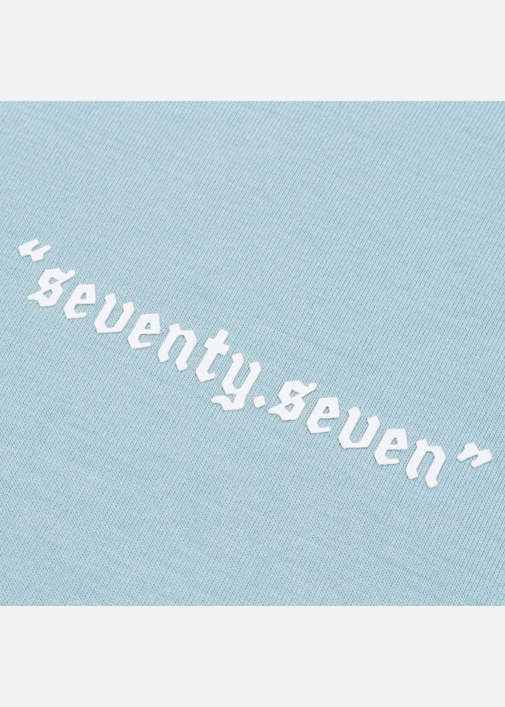 Áo Thun Cotton Line Art Co Giãn Seventy Seven 04 Xanh Dương - YaMe.vn