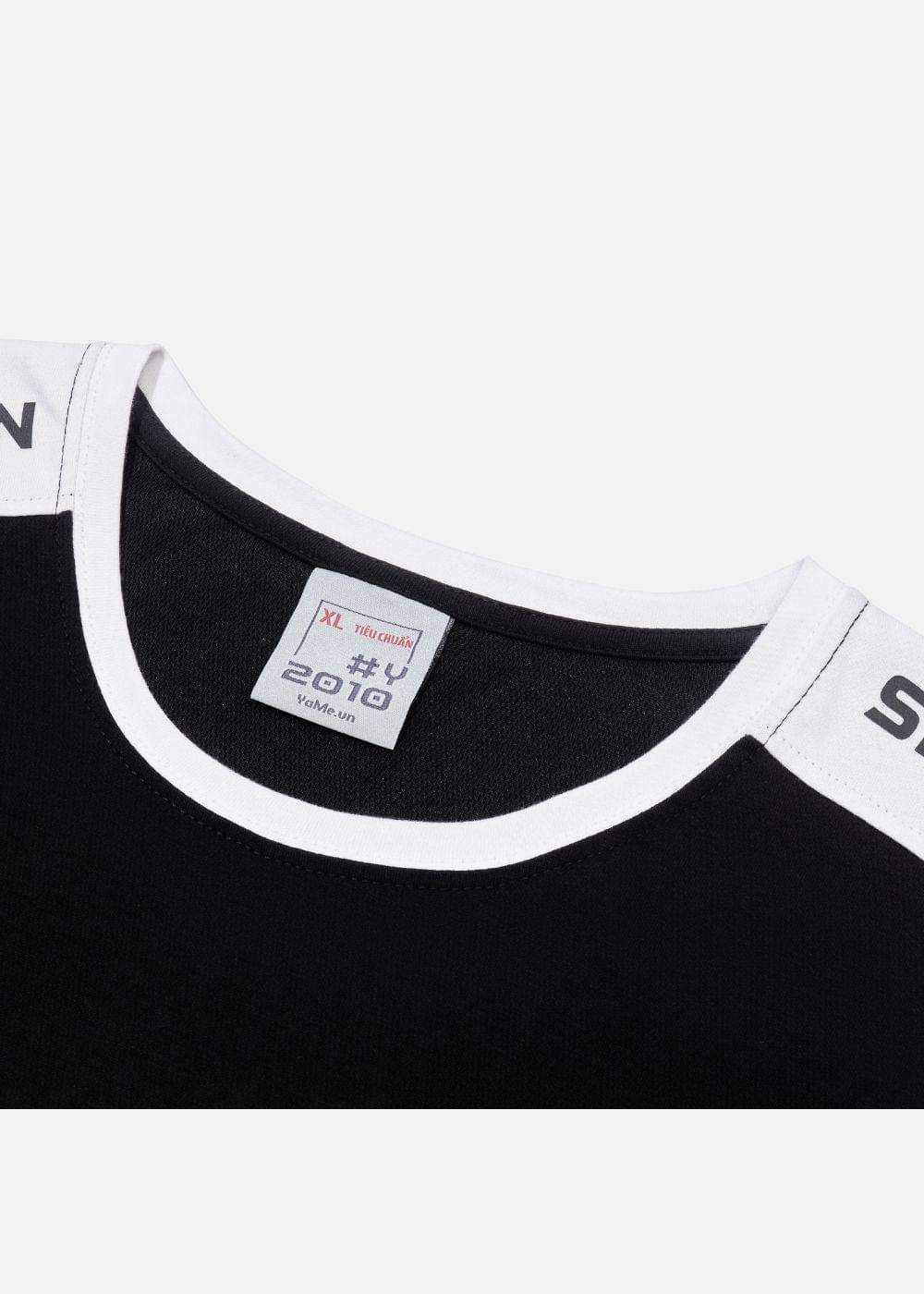 Áo Thun 3 Lỗ Cotton Thoáng Khí Seventy Seven 14 Đen - YaMe.vn
