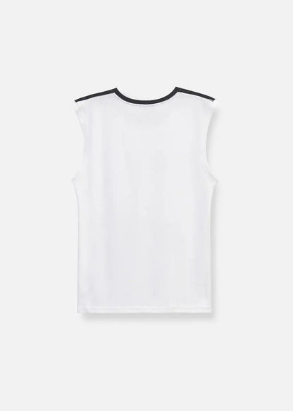 Áo Thun 3 Lỗ Cotton Thoáng Khí Seventy Seven 14 Trắng - YaMe.vn