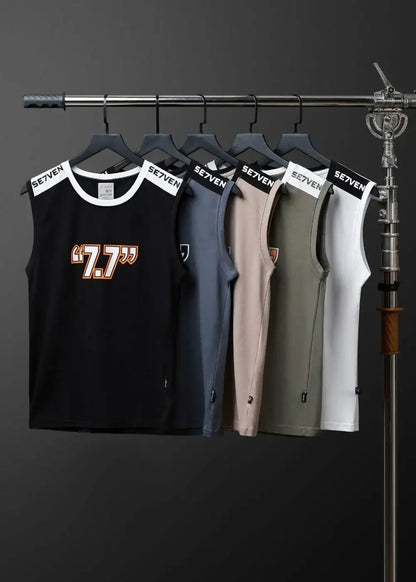 Áo Thun 3 Lỗ Cotton Thoáng Khí Seventy Seven 14 Trắng - YaMe.vn
