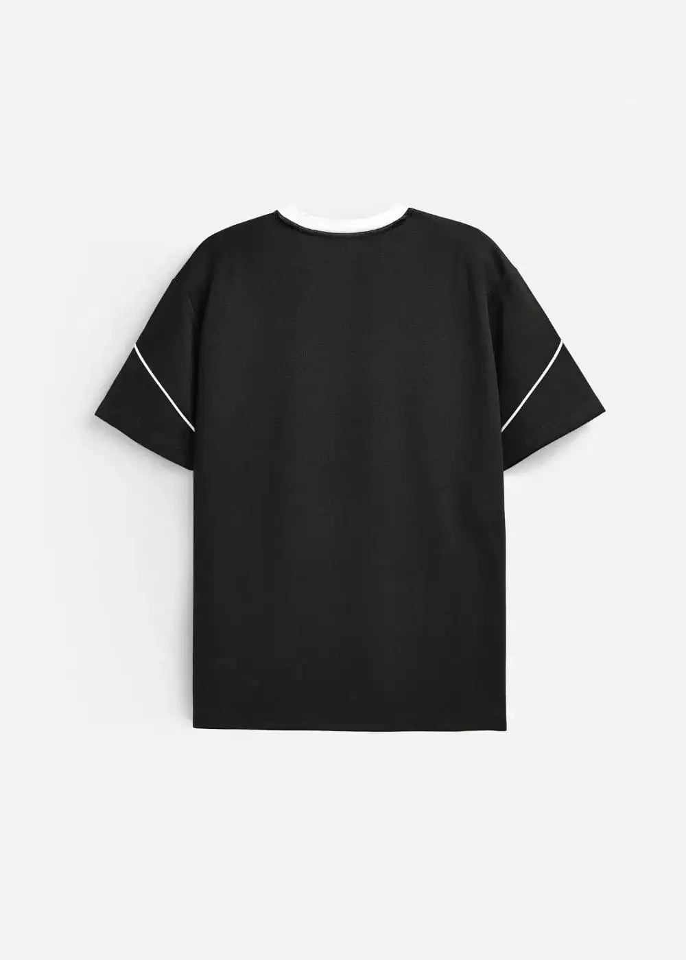 Áo Thun Waffle Co Giãn Seventy Seven 41 Đen - YaMe.vn