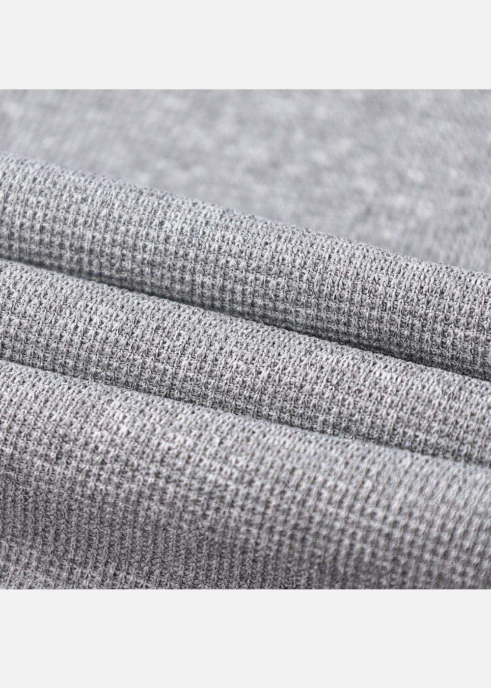 Áo Thun Waffle Co Giãn Seventy Seven 41 Xám - YaMe.vn