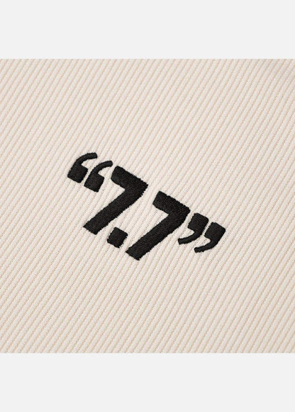 Áo Thun Ribbing Mềm Mại Bền Bỉ Seventy Seven 43 Be - YaMe.vn