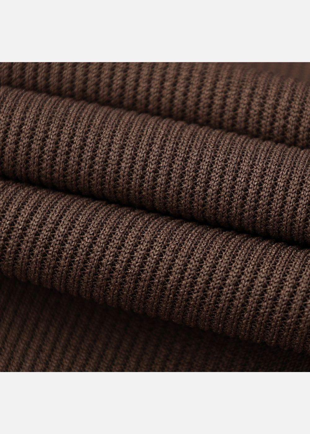 Áo Thun Ribbing Mềm Mại Bền Bỉ Seventy Seven 43 Nâu - YaMe.vn