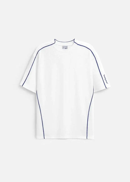 Áo Thun Tay Ngắn Waffle Co Giãn Seventy Seven 44 Trắng - YaMe.vn