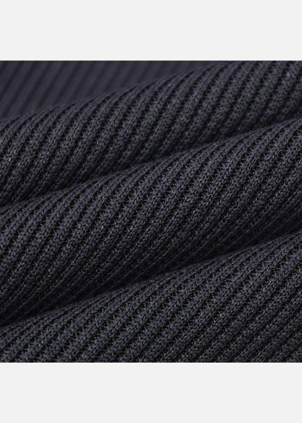 Áo Thun Tay Ngắn Vải Ribbing Co Giãn Seventy Seven 45 Xám Đậm - YaMe.vn
